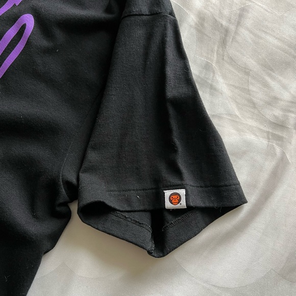 Men’s Bathing Ape Baby Milo t-shirt XL in black and purple - Picture 3 of 6